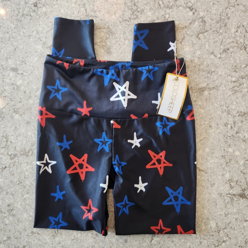 GOLDSHEEP PATRIOTIC LEGGINS